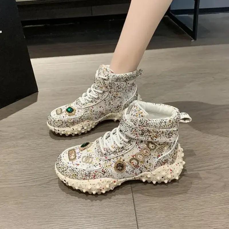 Moody Bling Chunky Sneakers - tntwear1