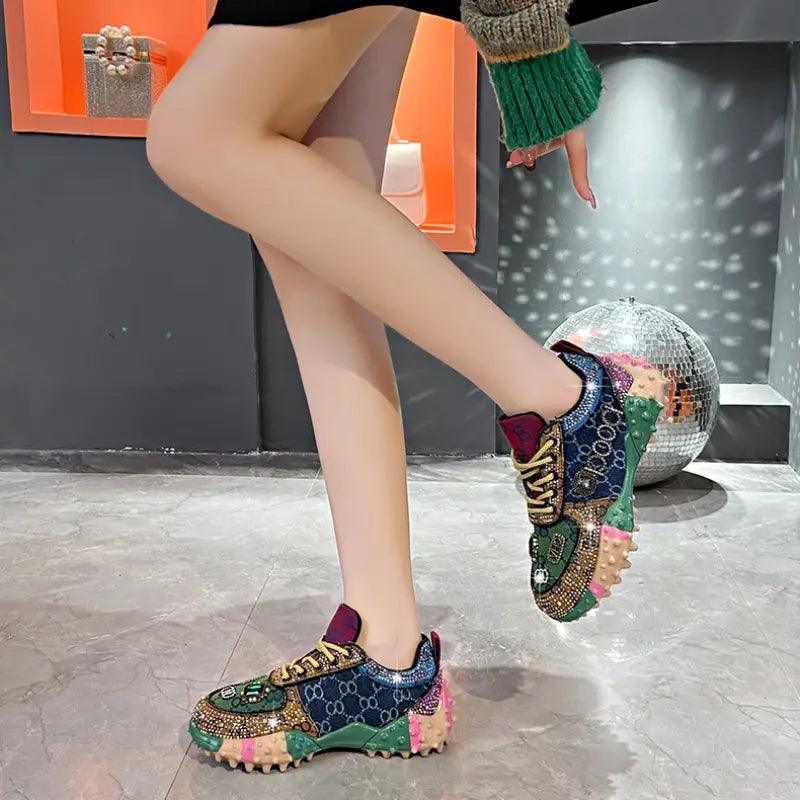 Moody Bling Chunky Sneakers - tntwear1