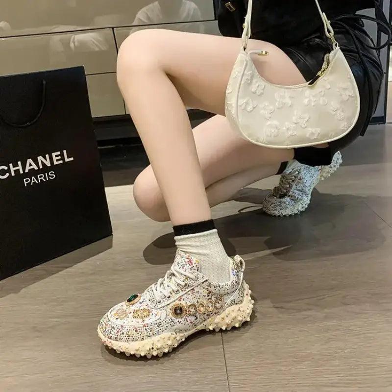 Moody Bling Chunky Sneakers - tntwear1
