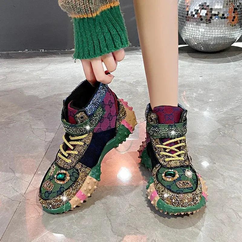 Moody Bling Chunky Sneakers - tntwear1