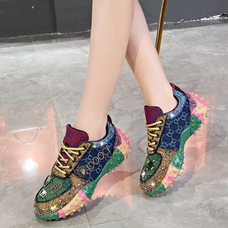Moody Bling Chunky Sneakers - tntwear1