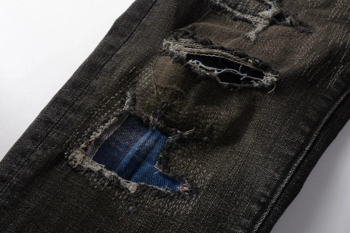 Premium Brand PRPL Roca Jeans Black Tag P0015 - tntwear1