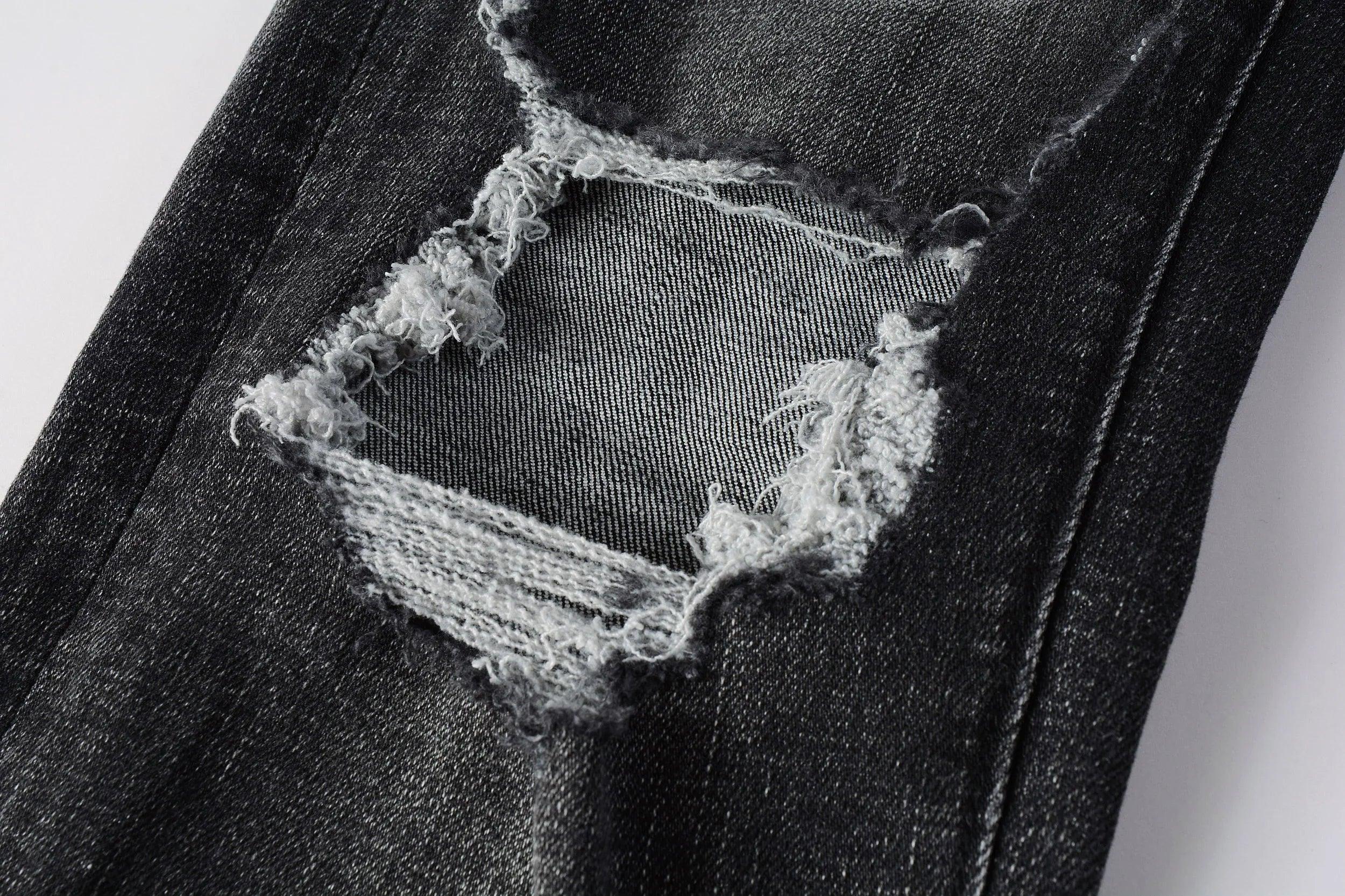 Premium Brand PRPL Roca Jeans Black Tag P003 - tntwear1