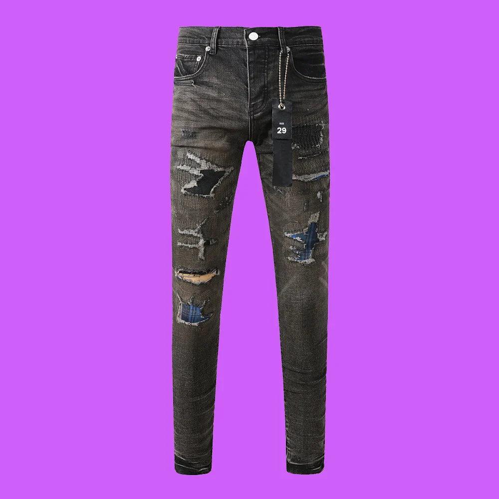 Premium Brand PRPL Roca Jeans Black Tag P0015 - tntwear1