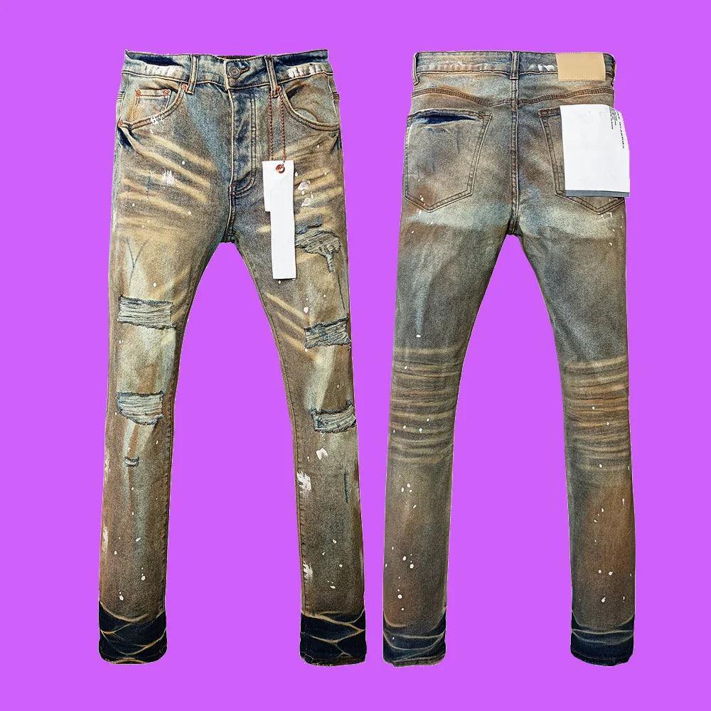 Premium Brand PRPL Roca Jeans Washed P0012 - tntwear1