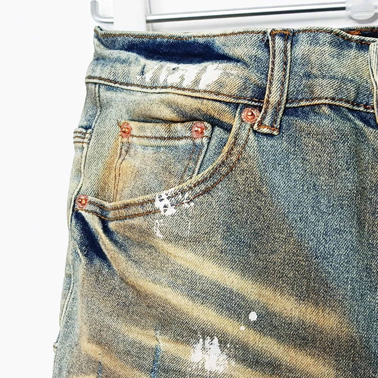 Premium Brand PRPL Roca Jeans Washed P0012 - tntwear1