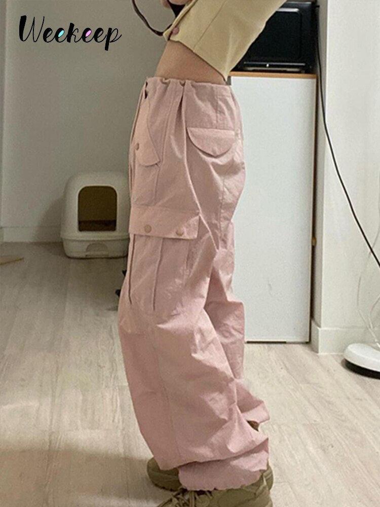 Streetwear Baggy Cargo Pants K0393 - tntwear1