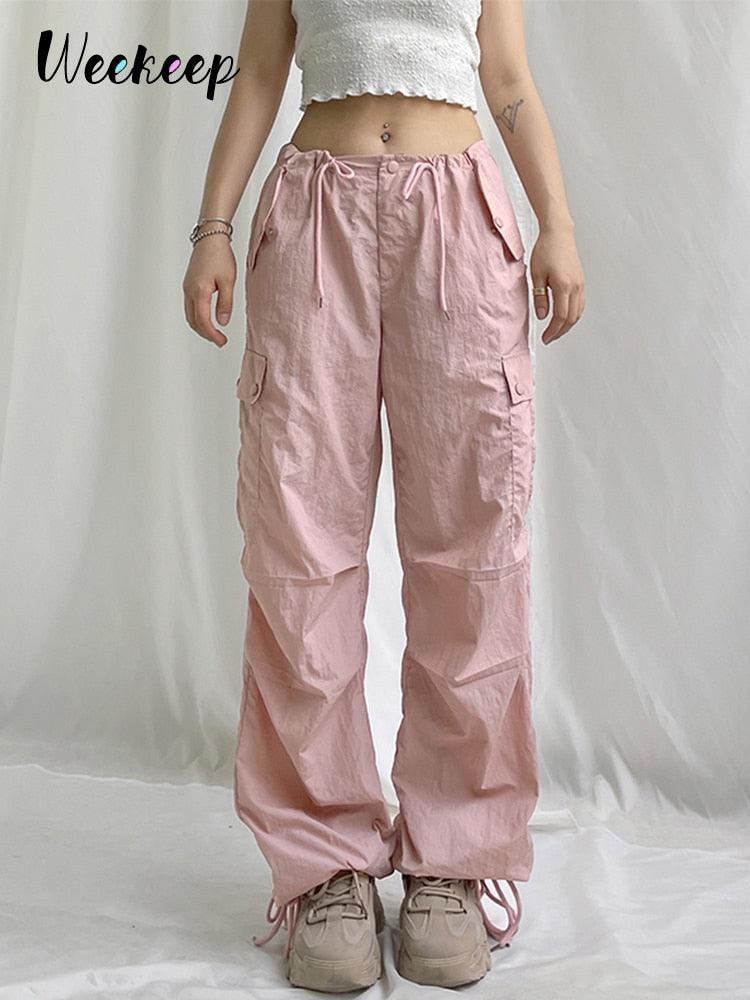 Streetwear Baggy Cargo Pants K0393 - tntwear1