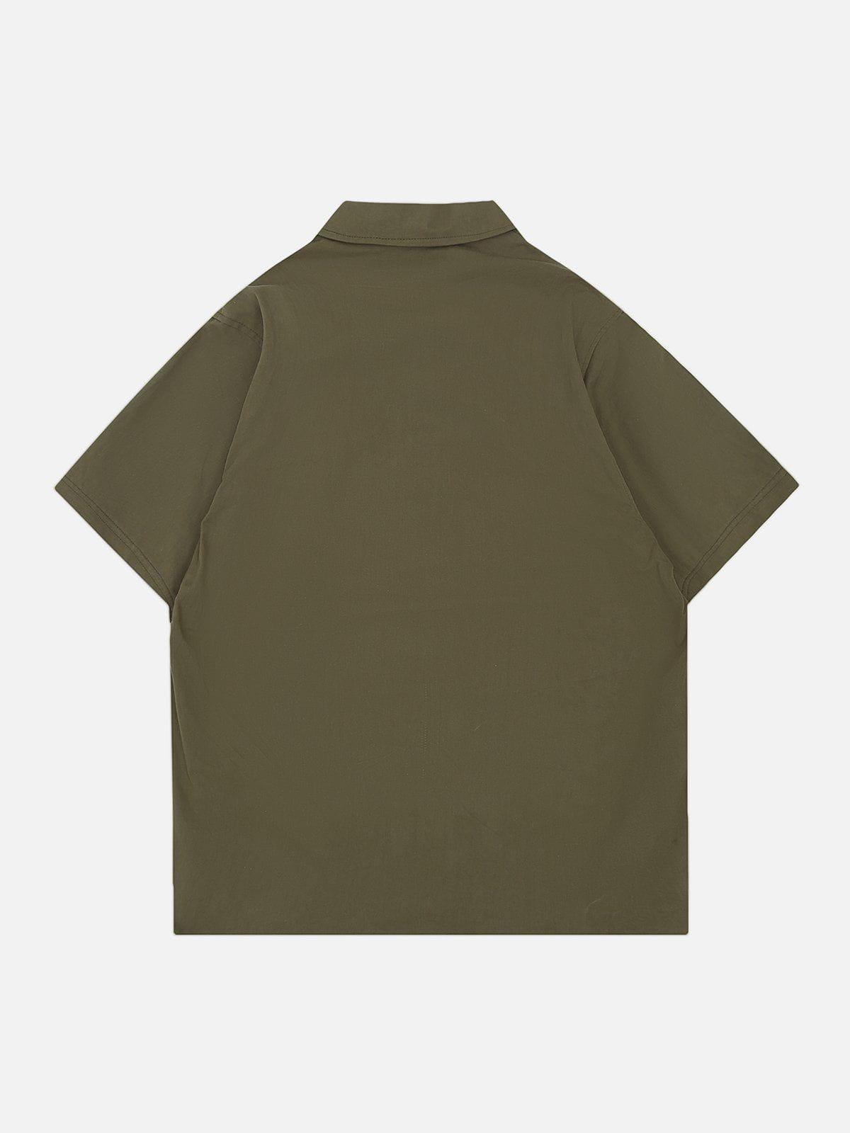 Sneakerland™ - Zip Patchwork Tee - tntwear1
