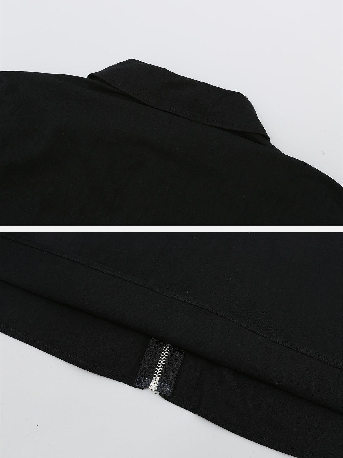 Sneakerland™ - Zip Patchwork Tee - tntwear1