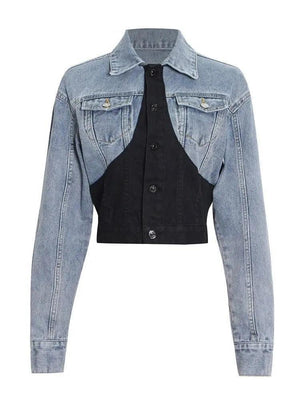 Tamy Duo Denim Jacket - tntwear1