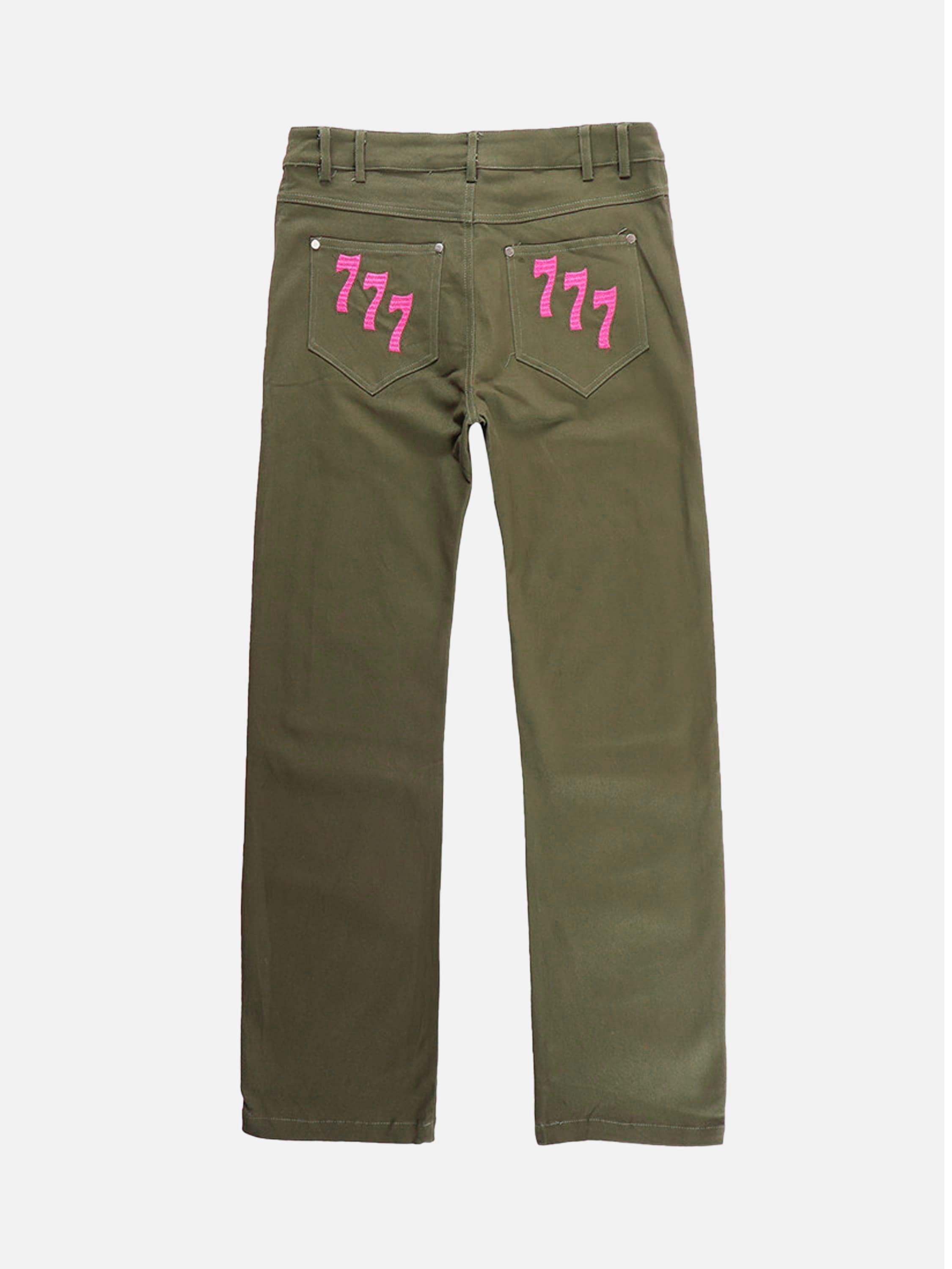 1984 American High Street Digital Embroidered Jeans - tntwear1