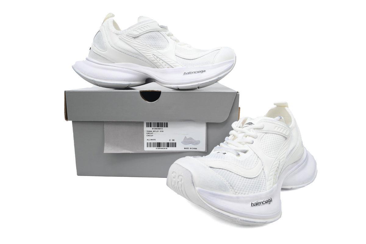 Custom BLCG Circuit Sneaker 'Worn-Out - White - tntwear1