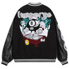 Tntwear® Unisex Varsity Jacket Eight Ball Patch - tntwear1