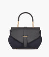 Black top-handle hexagon bag - tntwear1