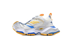 Custom BLCG White Blue Yellow Sneaker W2MV1 - tntwear1