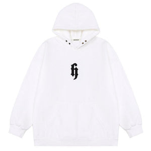 Tntwear® Solid Color Hoodie Embroidery H - tntwear1