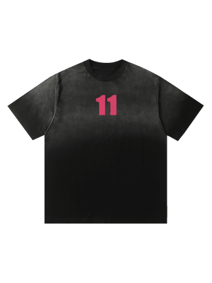 Tntwear Washed Print 11 Street Rap T-Shirt