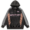 Tntwear® Racing Style Patchwork Hoodie Side Stripes - tntwear1