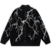 Tntwear® Faux Mink Knit Sweater Cardigan Lightning - tntwear1