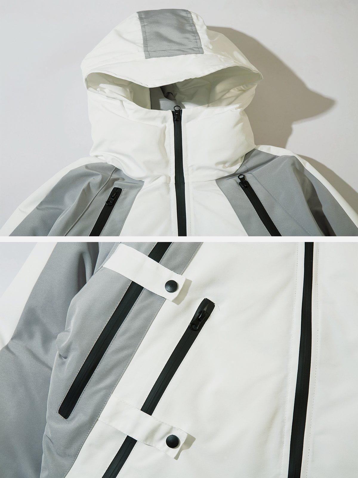 Tntwear® - Colorblock Multi-Zip Anorak - tntwear1