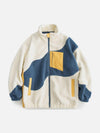 Tntwear® - Colorblock Sherpa Winter Coat - tntwear1