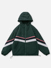 Tntwear® - Contrast Panel Hood Winter Coat - tntwear1