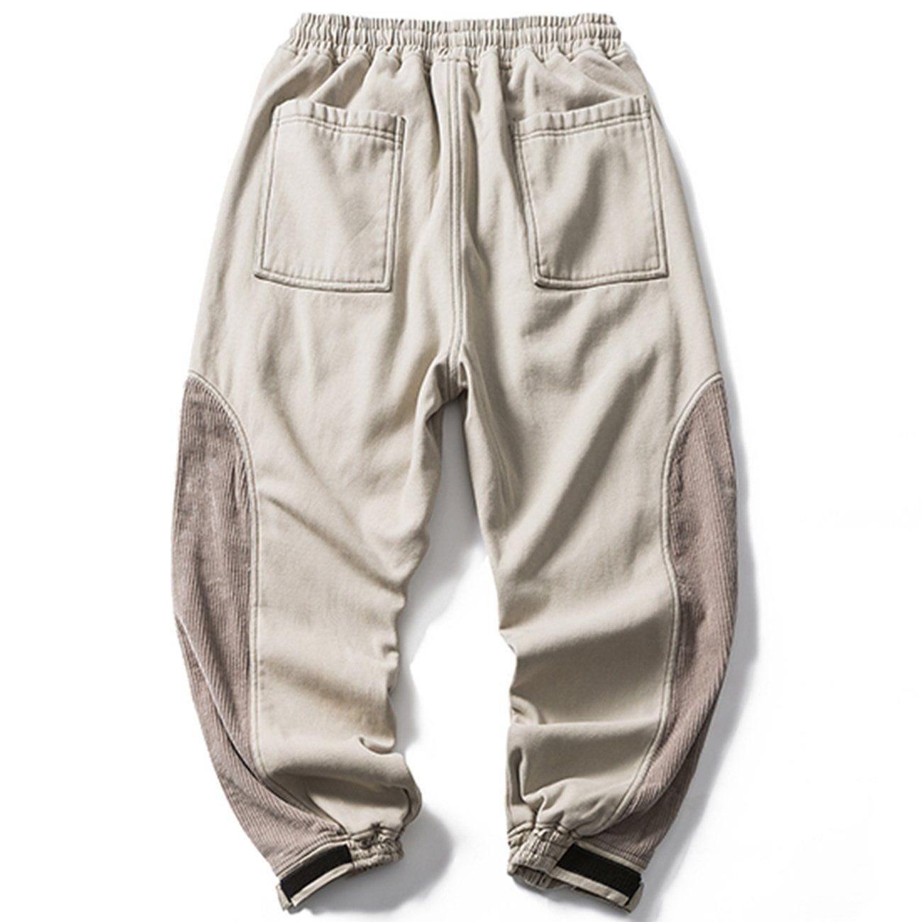 Tntwear® - Corduroy Patch Sweatpants - tntwear1