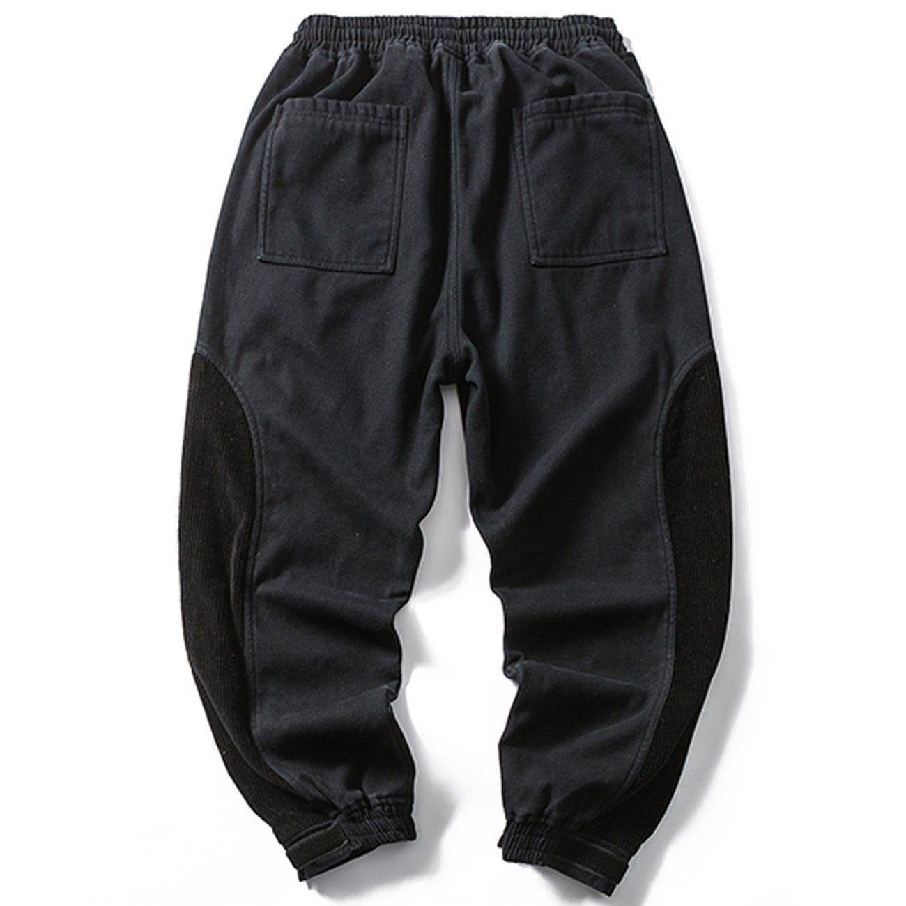 Tntwear® - Corduroy Patch Sweatpants - tntwear1