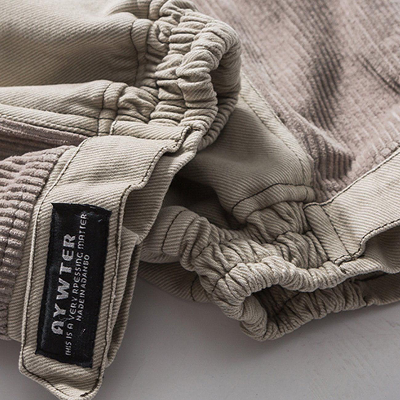 Tntwear® - Corduroy Patch Sweatpants - tntwear1