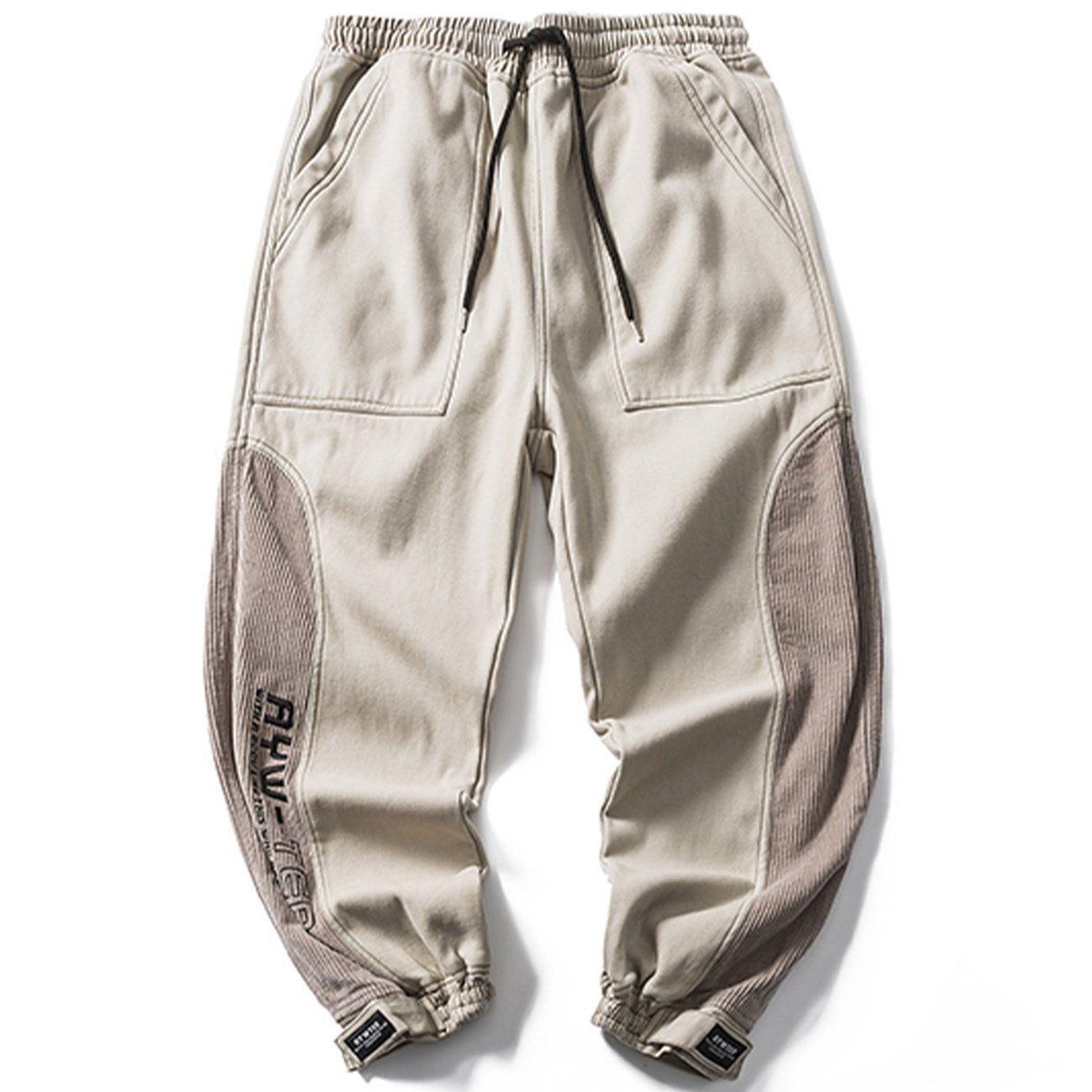 Tntwear® - Corduroy Patch Sweatpants - tntwear1