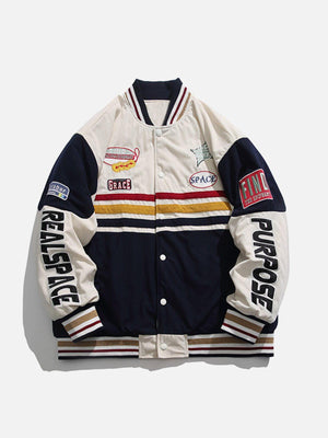 Tntwear® - Corduroy Patchwork Winter Coat - tntwear1