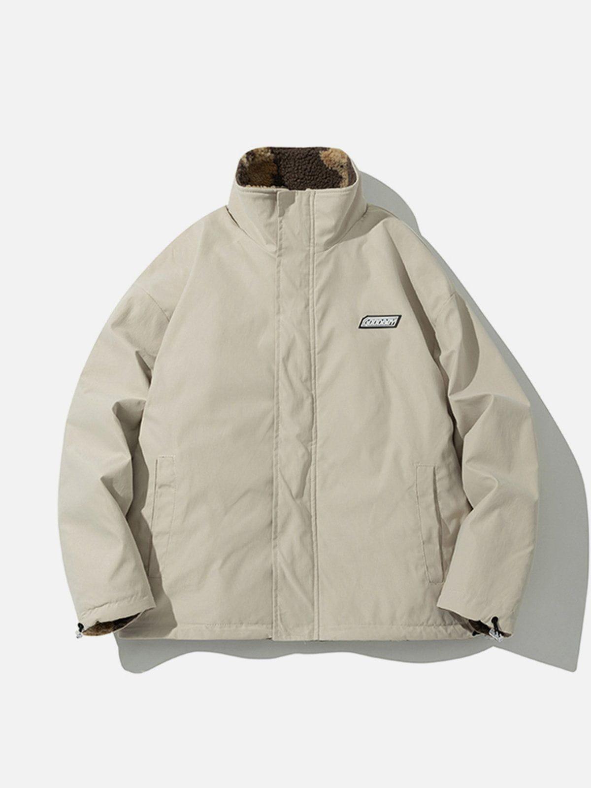 Tntwear® - Cute Bear Reversible Sherpa Coat - tntwear1