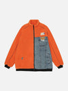 Tntwear® - Denim Paneled Sherpa Coat - tntwear1