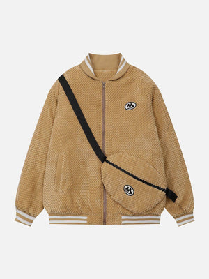 Tntwear® - Detachable Bag Waffles Winter Coat - tntwear1