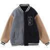 Tntwear® - Embroidered Letters Color Matching Sherpa Winter Coat - tntwear1