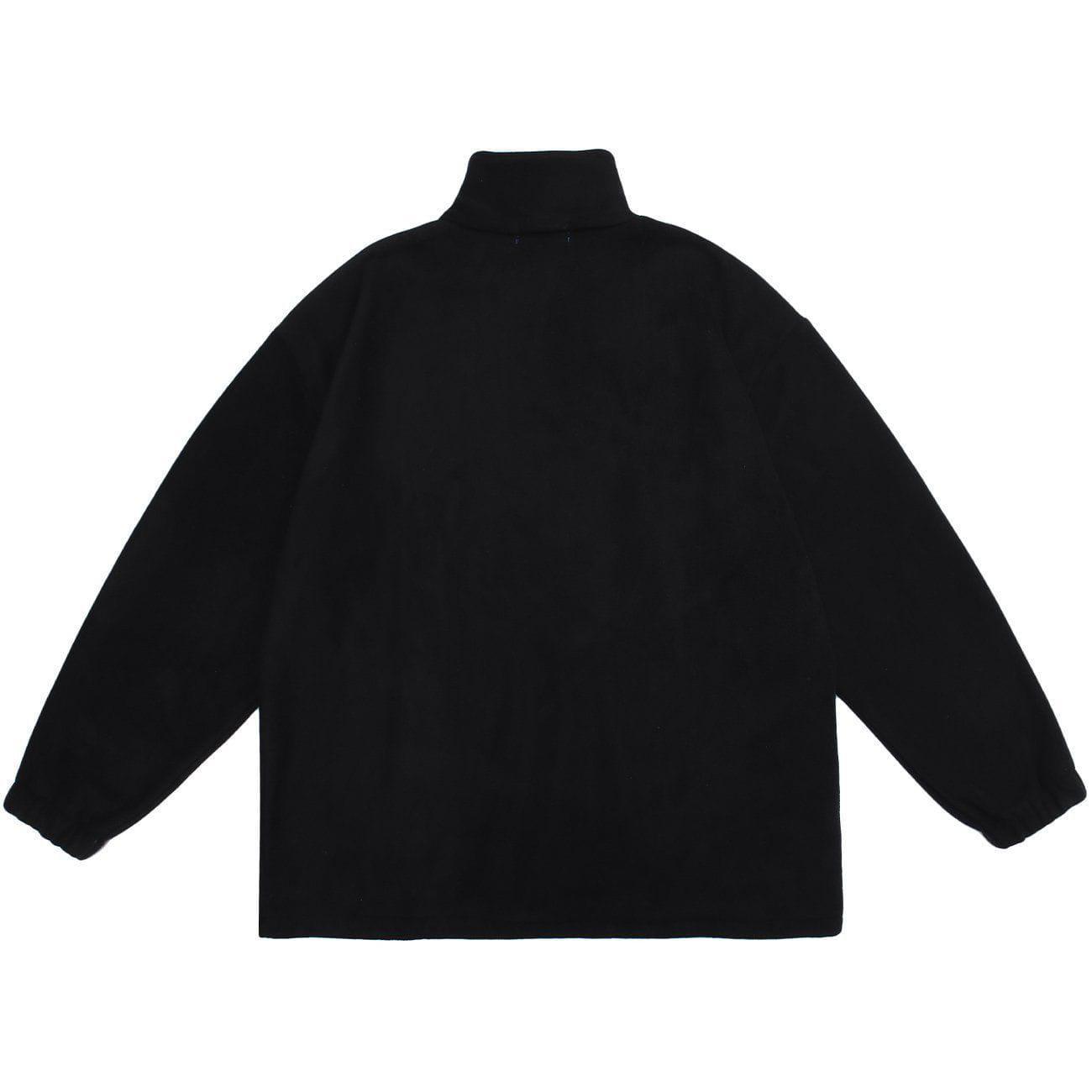Tntwear® - Embroidered Letters Winter Coat - tntwear1