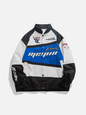 Tntwear® - Embroidery Contrast Jacket - tntwear1
