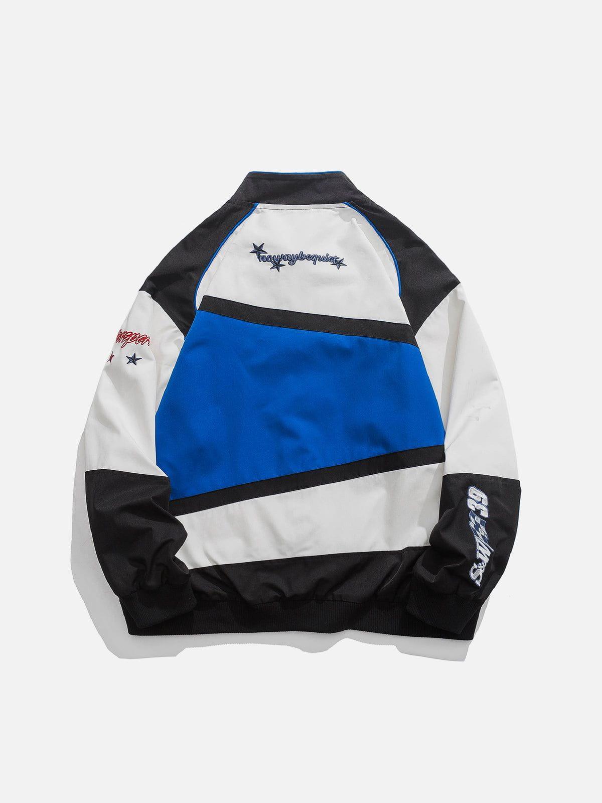Tntwear® - Embroidery Contrast Jacket - tntwear1