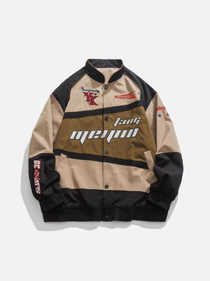 Tntwear® - Embroidery Contrast Jacket - tntwear1