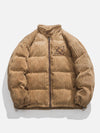Tntwear® - Embroidery Coral Fleece Winter Coat - tntwear1