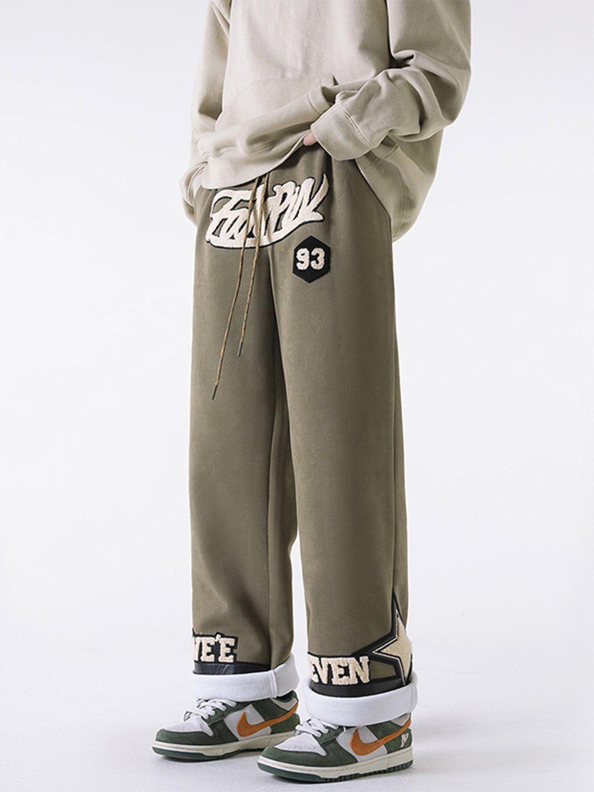 Tntwear® - Fleece Suede Sweatpants - tntwear1