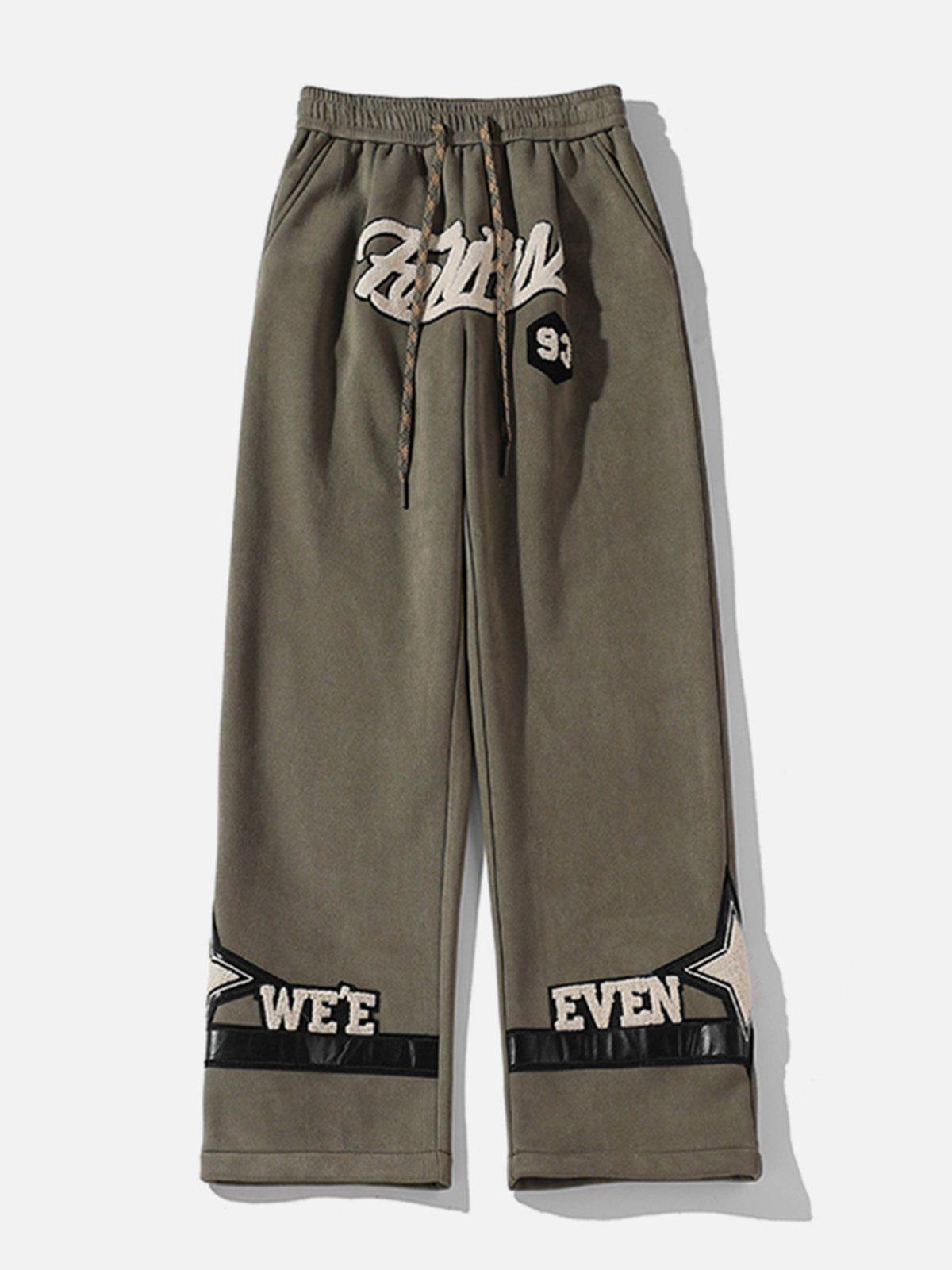Tntwear® - Fleece Suede Sweatpants - tntwear1