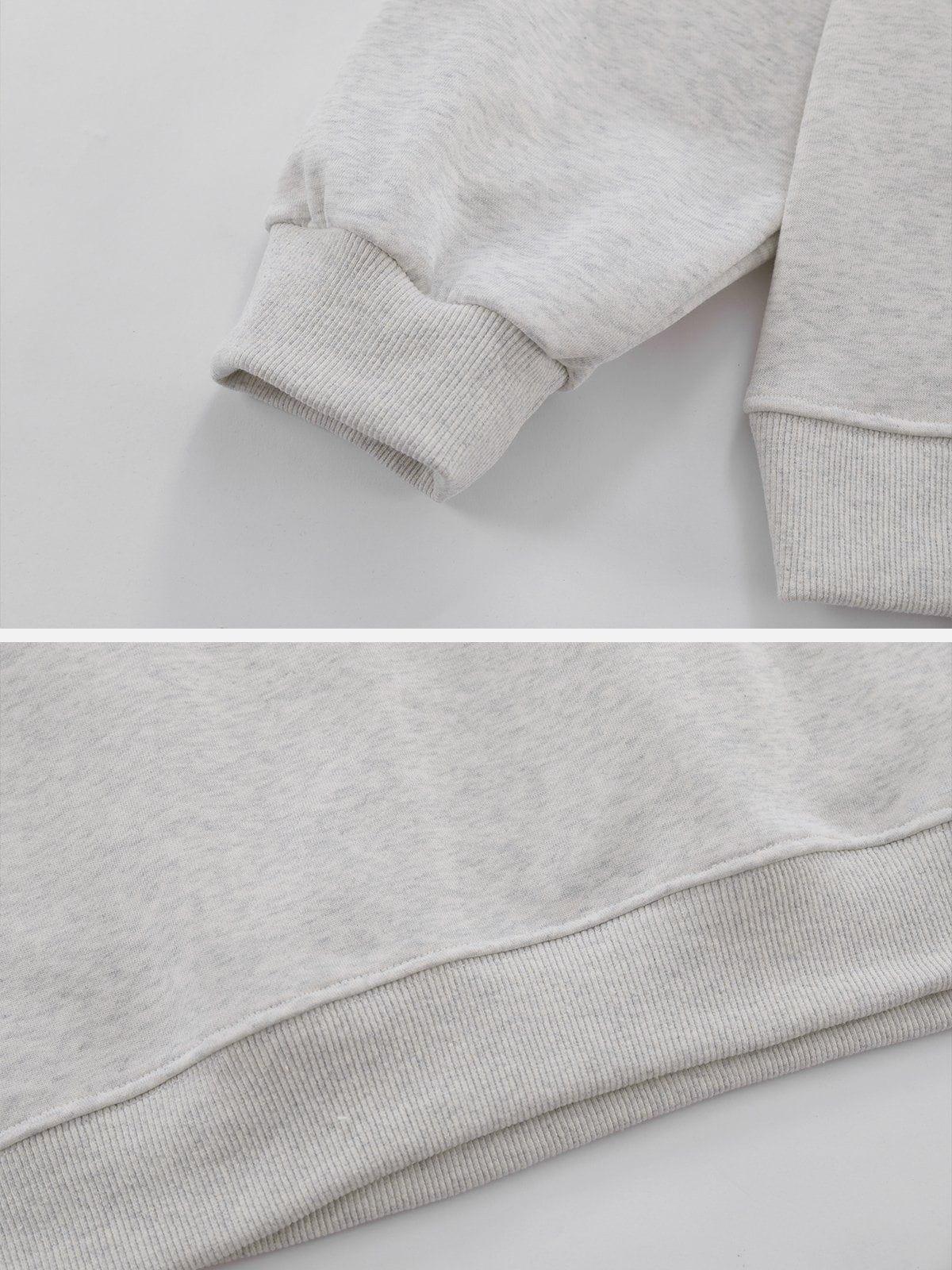 Tntwear® - Flocked Stars Print Hoodie - tntwear1