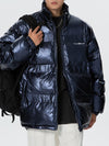 Tntwear® - Glossy Gradient Letters Winter Coat - tntwear1