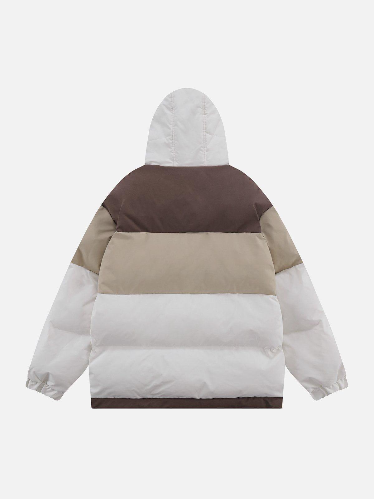 Tntwear® - Gradient Color Winter Coat - tntwear1