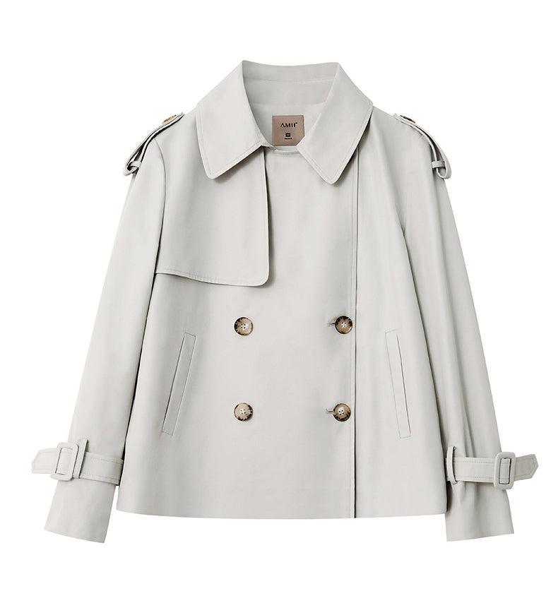 Tntwear® - Gray Trench Coat - tntwear1