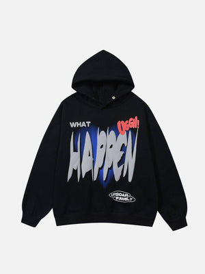 Tntwear® - HAPPEN Print Hoodie - tntwear1