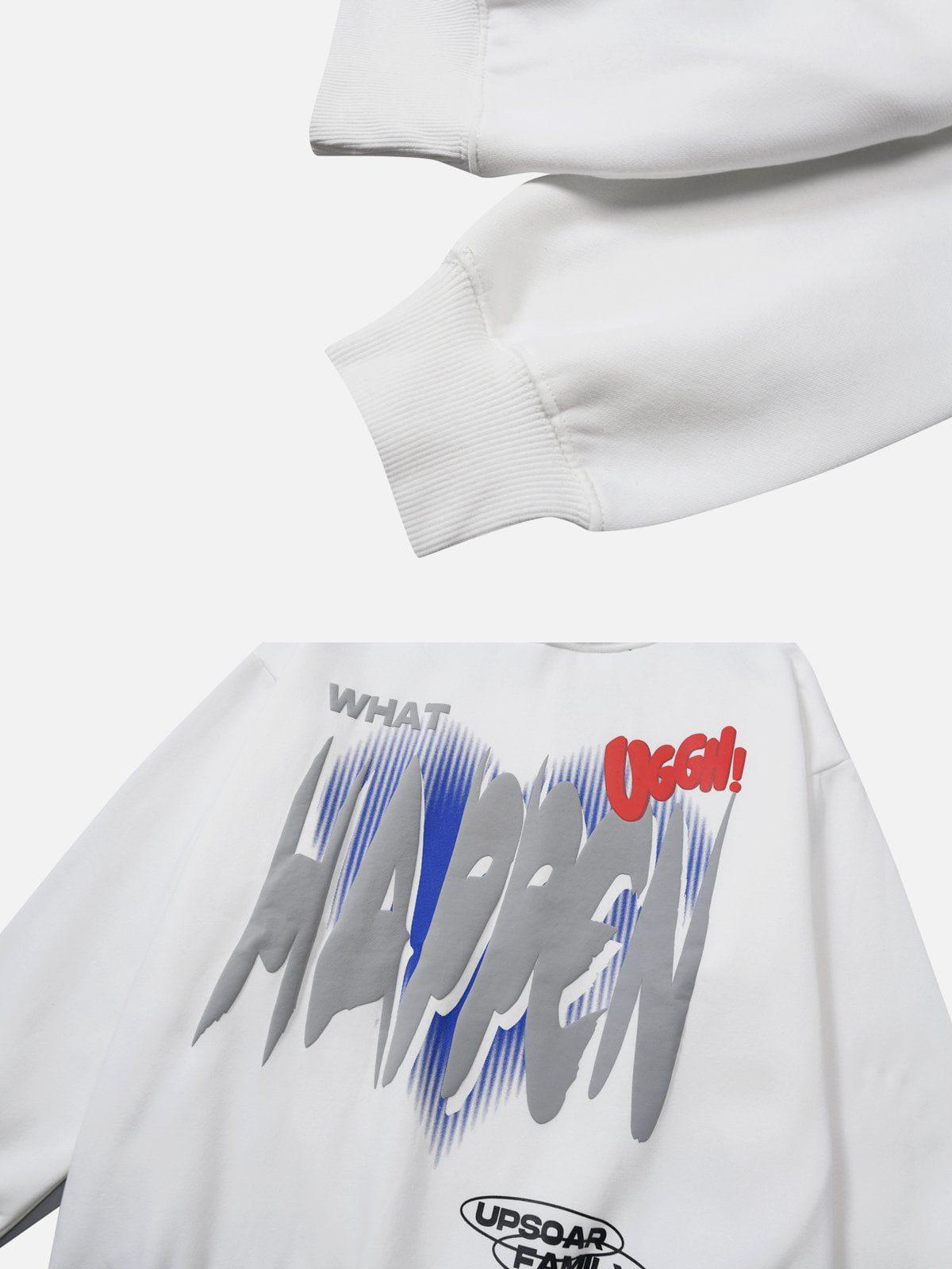 Tntwear® - HAPPEN Print Hoodie - tntwear1