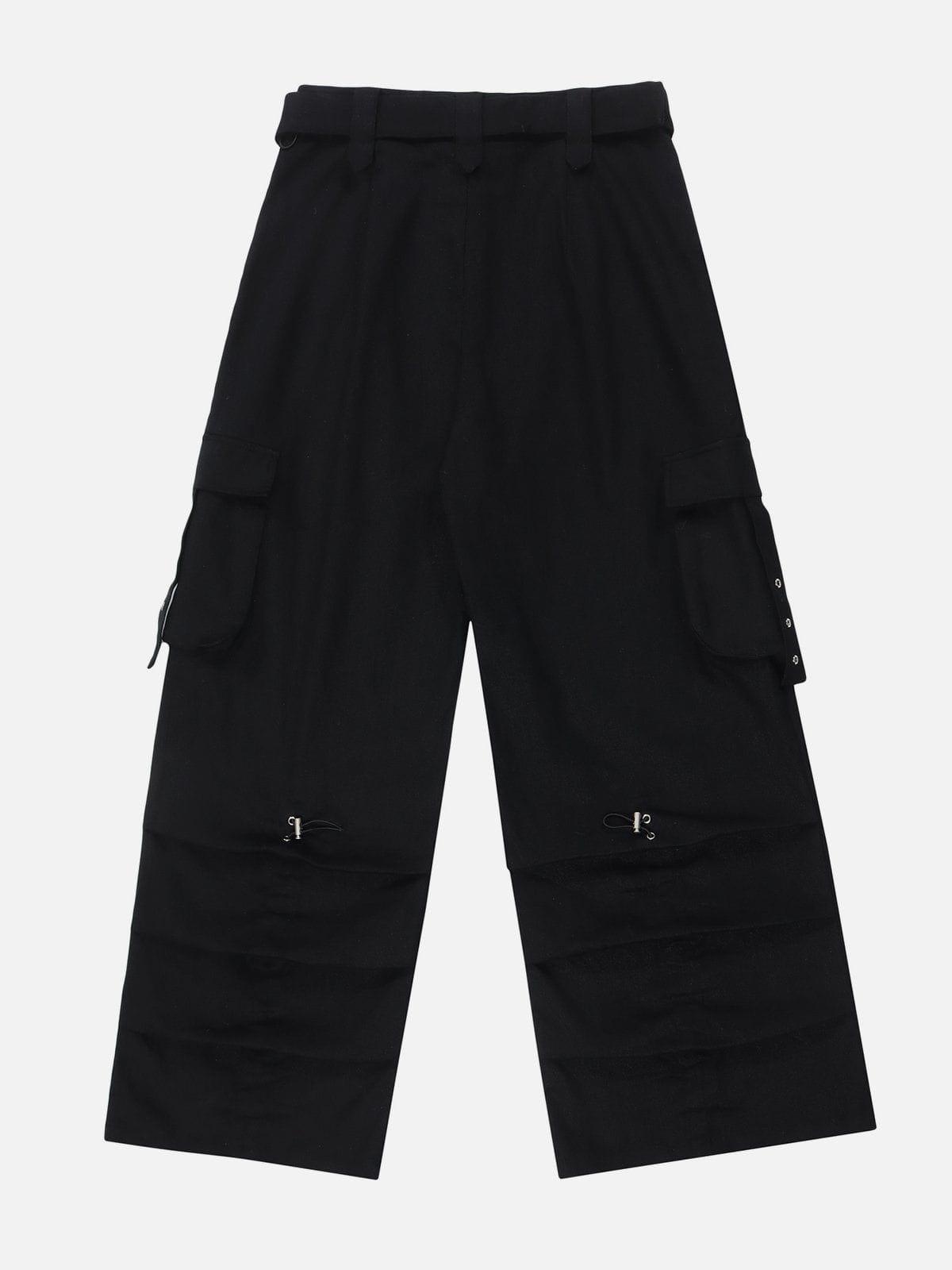 Tntwear® - Hem Pleats Cargo Pants - tntwear1